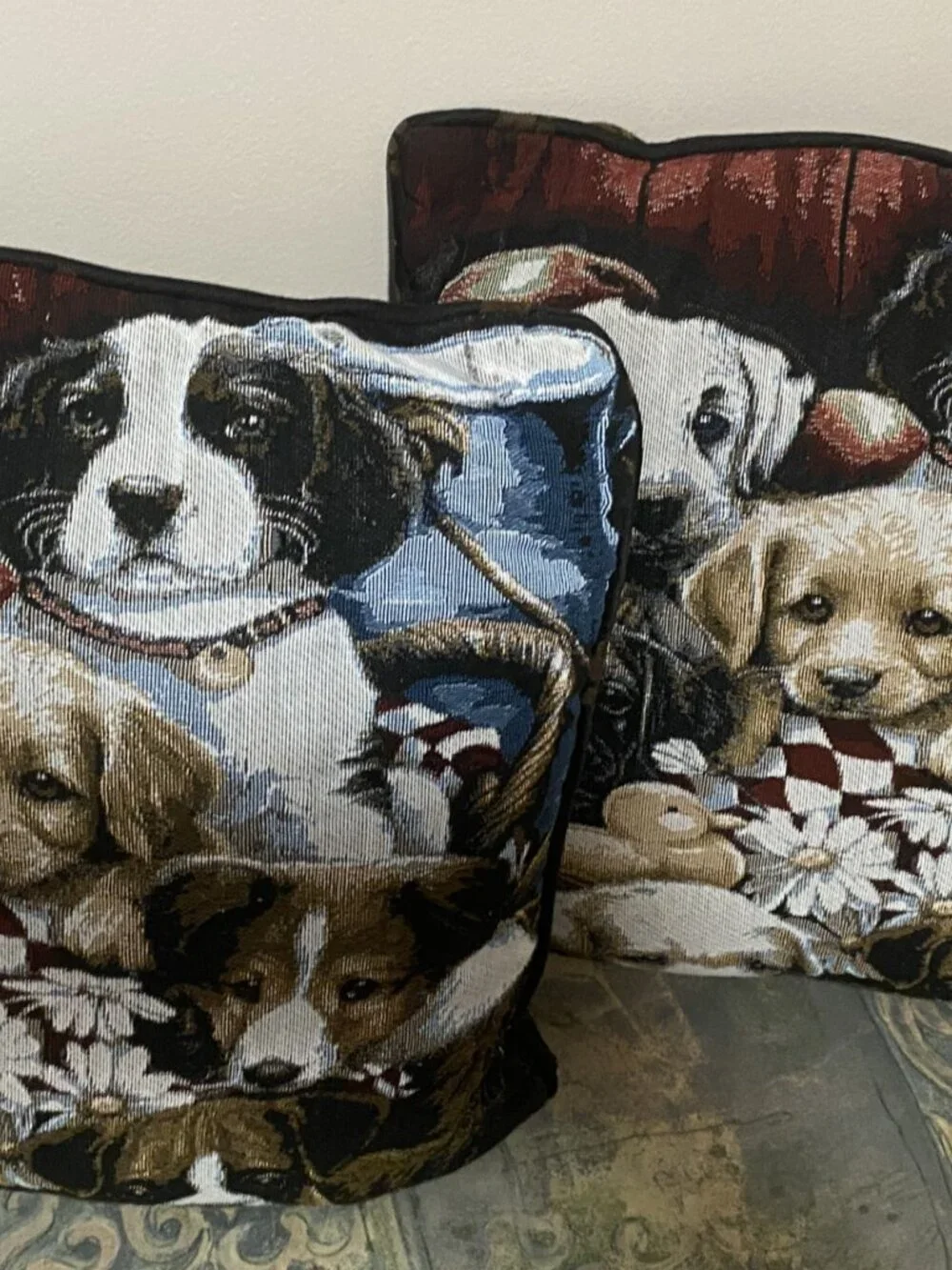 Puppies Accent Pillows – Set of 2